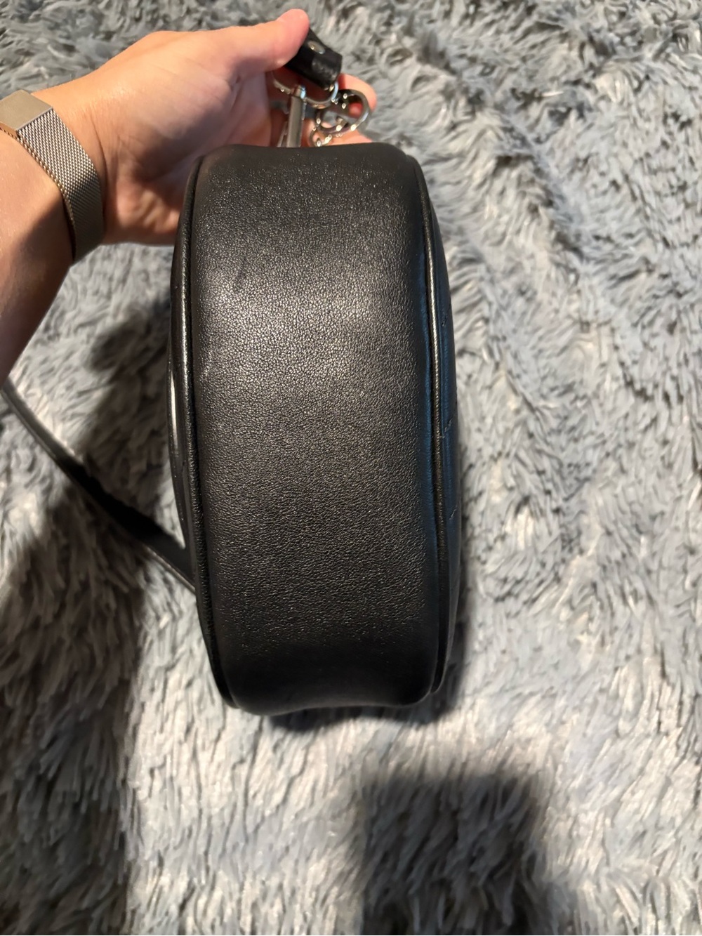 GUCCI Sakai Be Green Calfskin Diagonal Stitched Small Blondie Shoulder Bag - Picture 3 of 9